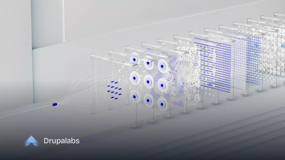 Visuel abstrait DrupaLabs : Gestion proactive et non spéculative de vulnérabilités PHP critiques en attente d'informations…