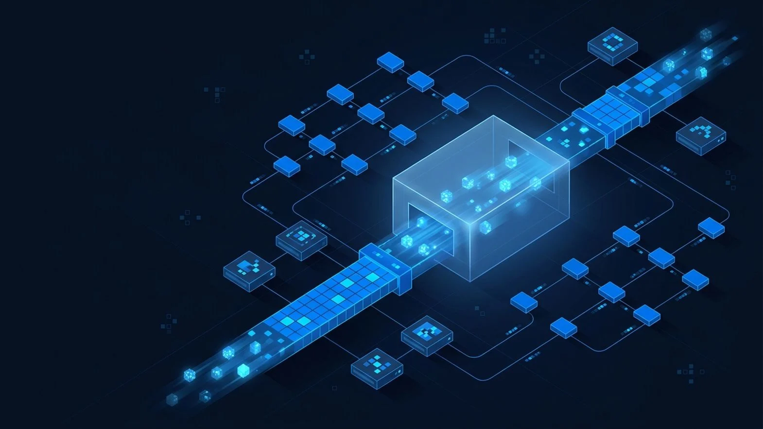 Visuel abstrait DrupaLabs : L'optimisation des performances de Drupal pour les entreprises B2B, en se concentrant sur le…